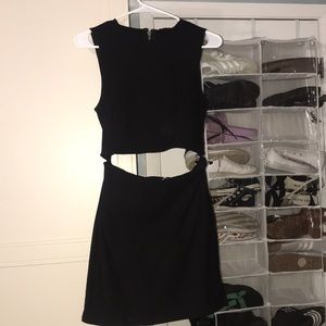 Urban Outfitters black cut out dress
